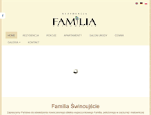 Tablet Screenshot of familia-swinoujscie.com